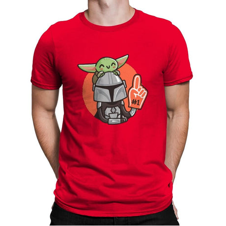 #1 Dad II - Mens Premium T-Shirts RIPT Apparel Small / Red