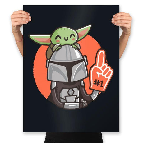 #1 Dad II - Prints Posters RIPT Apparel 18x24 / Black