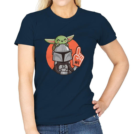 #1 Dad II - Womens T-Shirts RIPT Apparel Small / Navy