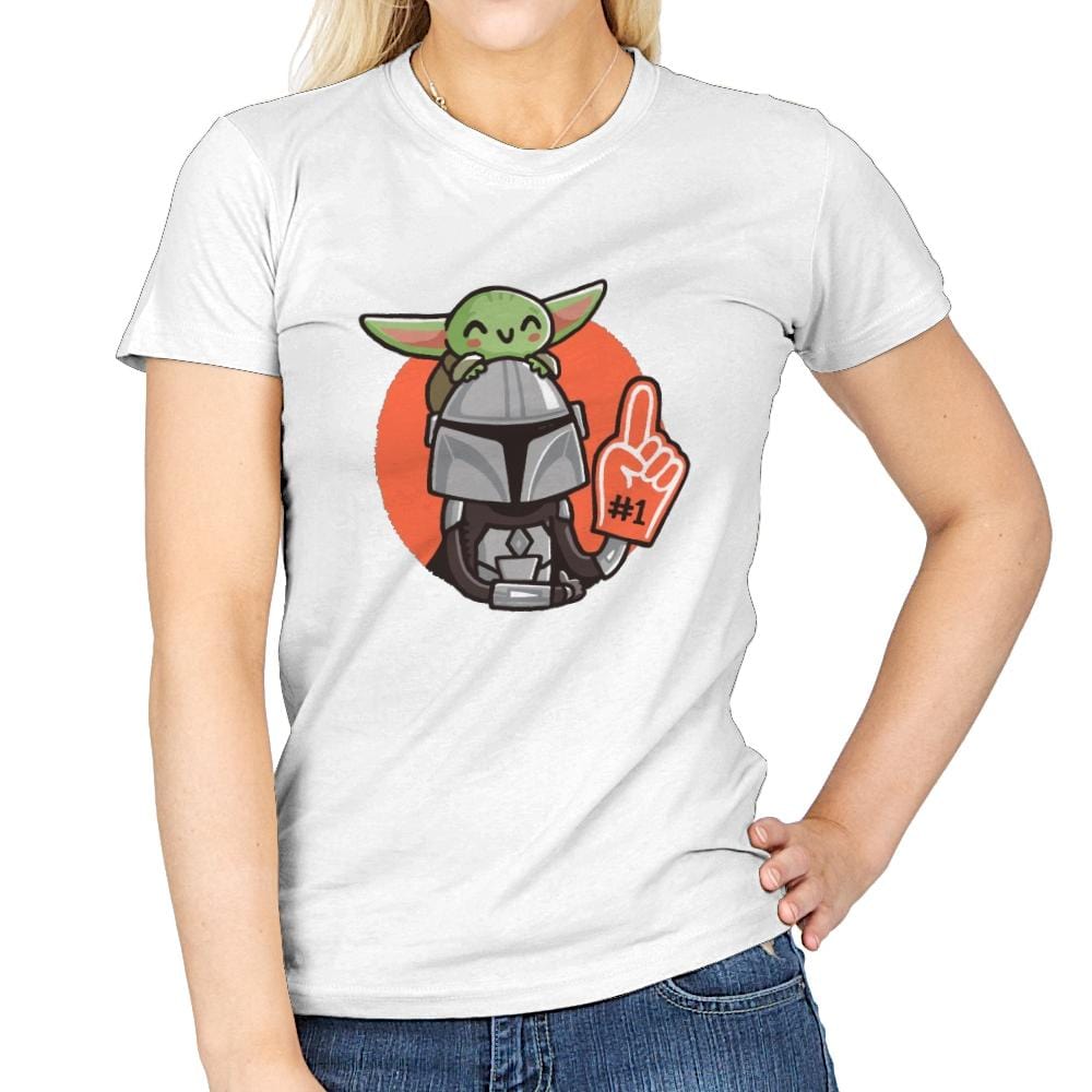 #1 Dad II - Womens T-Shirts RIPT Apparel Small / White