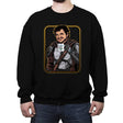 #1 Daddy of the Galaxy - Crew Neck Sweatshirt Crew Neck Sweatshirt RIPT Apparel Small / Black