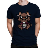 #1 Rat Dad - Mens Premium T-Shirts RIPT Apparel Small / Midnight Navy