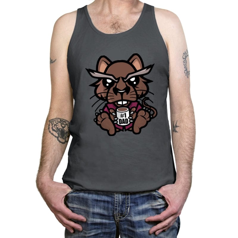 #1 Rat Dad - Tanktop Tanktop RIPT Apparel X-Small / Asphalt