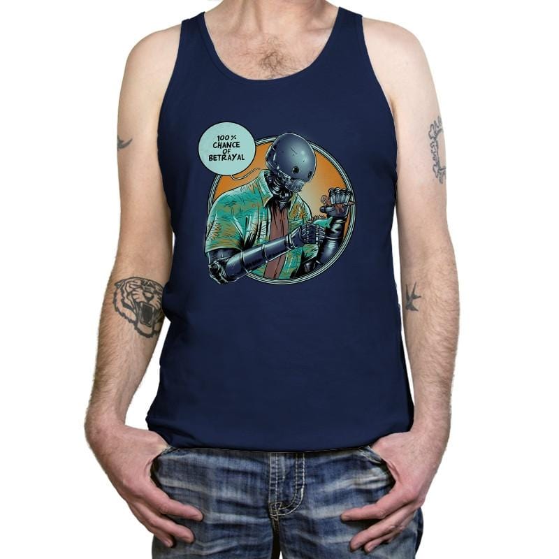 100% Chance of Betrayal Exclusive - Tanktop Tanktop RIPT Apparel X-Small / Navy