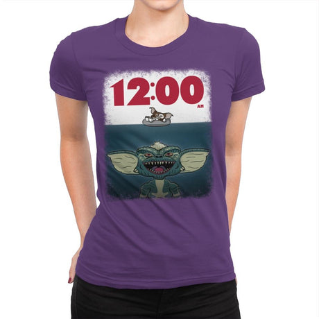 12:00AM - Raffitees - Womens Premium T-Shirts RIPT Apparel Small / Purple Rush