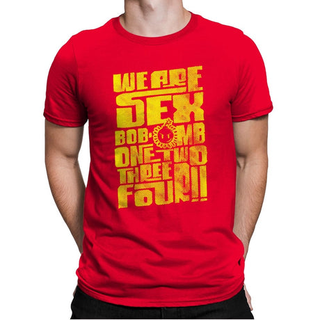 1234 Omb - Mens Premium T-Shirts RIPT Apparel Small / Red