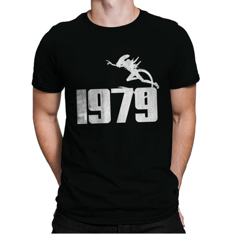 1979 - Mens Premium T-Shirts RIPT Apparel Small / Black