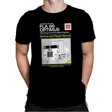 1984 Cab Repair Manual Exclusive - Shirtformers - Mens Premium T-Shirts RIPT Apparel Small / Banana Cream