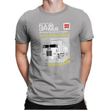1984 Cab Repair Manual Exclusive - Shirtformers - Mens Premium T-Shirts RIPT Apparel Small / Light Grey