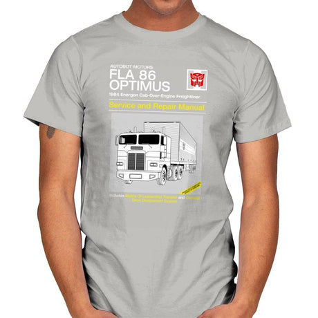 1984 Cab Repair Manual Exclusive - Shirtformers - Mens T-Shirts RIPT Apparel Small / Ice Grey