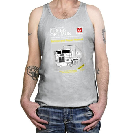 1984 Cab Repair Manual Exclusive - Shirtformers - Tanktop Tanktop RIPT Apparel X-Small / Silver