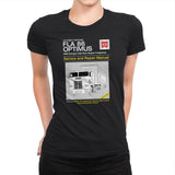 1984 Cab Repair Manual Exclusive - Shirtformers - Womens Premium T-Shirts RIPT Apparel Small / Black