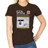 1984 Cab Repair Manual Exclusive - Shirtformers - Womens T-Shirts RIPT Apparel Small / Dark Chocolate