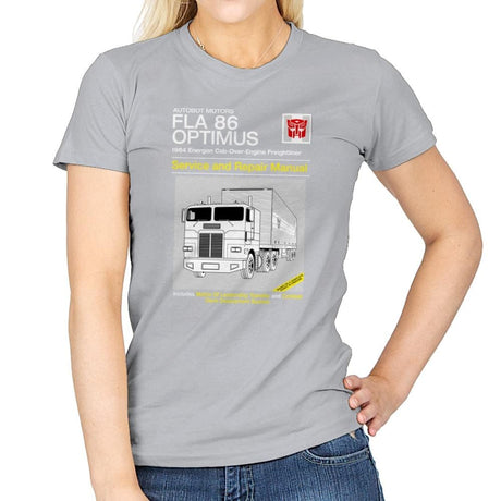 1984 Cab Repair Manual Exclusive - Shirtformers - Womens T-Shirts RIPT Apparel Small / Sport Grey