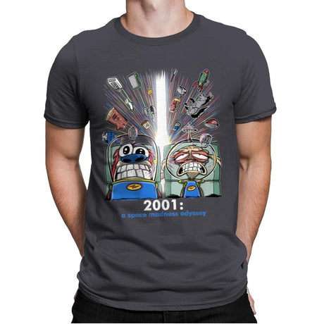 2001: A Space Madness Odyssey Exclusive - Mens Premium T-Shirts RIPT Apparel Small / Heavy Metal