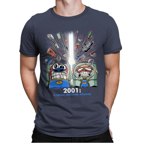 2001: A Space Madness Odyssey Exclusive - Mens Premium T-Shirts RIPT Apparel Small / Indigo