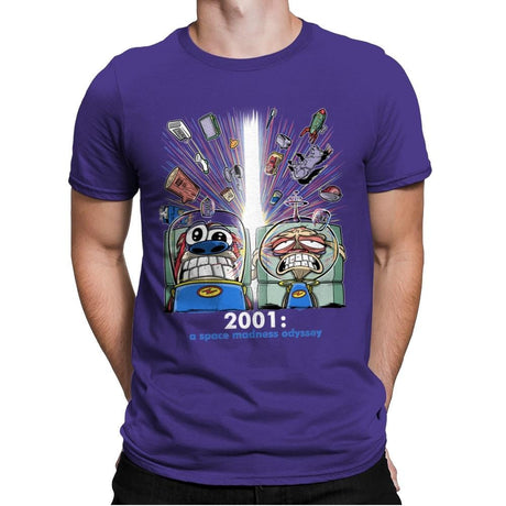 2001: A Space Madness Odyssey Exclusive - Mens Premium T-Shirts RIPT Apparel Small / Purple Rush