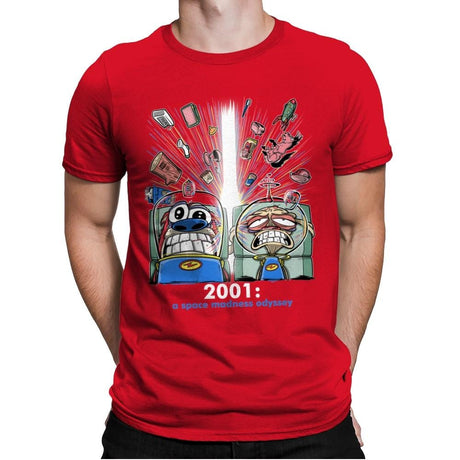 2001: A Space Madness Odyssey Exclusive - Mens Premium T-Shirts RIPT Apparel Small / Red