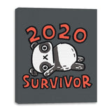 2020 Panda Survivor - Canvas Wraps Canvas Wraps RIPT Apparel 16x20 / Charcoal