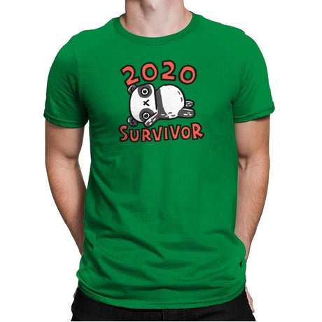 2020 Panda Survivor - Mens Premium T-Shirts RIPT Apparel Small / Kelly