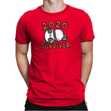 2020 Panda Survivor - Mens Premium T-Shirts RIPT Apparel Small / Red