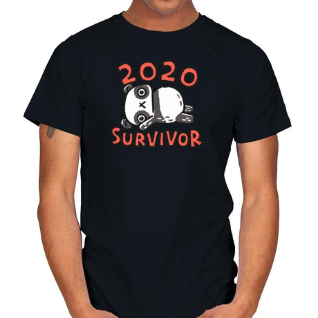 2020 Panda Survivor - Mens T-Shirts RIPT Apparel Small / Black