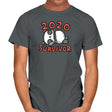 2020 Panda Survivor - Mens T-Shirts RIPT Apparel Small / Charcoal