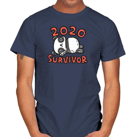 2020 Panda Survivor - Mens T-Shirts RIPT Apparel Small / Navy