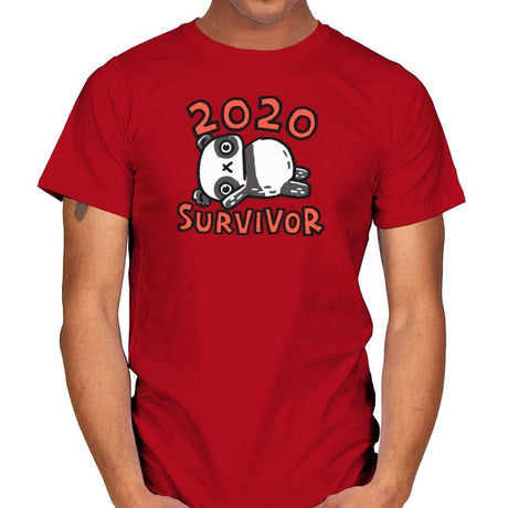 2020 Panda Survivor - Mens T-Shirts RIPT Apparel Small / Red