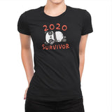 2020 Panda Survivor - Womens Premium T-Shirts RIPT Apparel Small / Black