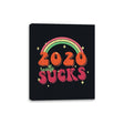 2020 Sucks - Canvas Wraps Canvas Wraps RIPT Apparel 8x10 / Black