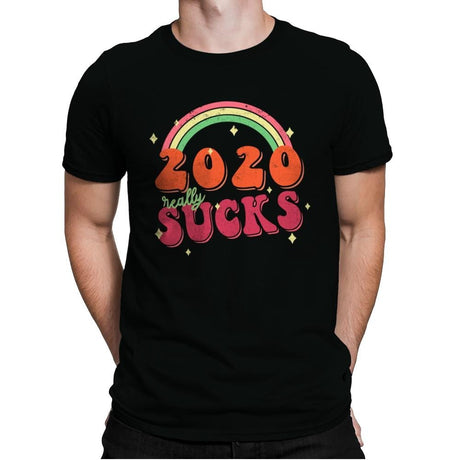 2020 Sucks - Mens Premium T-Shirts RIPT Apparel Small / Black