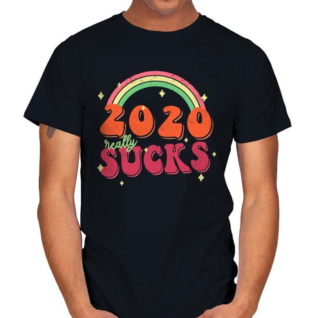 2020 Sucks - Mens T-Shirts RIPT Apparel Small / Black