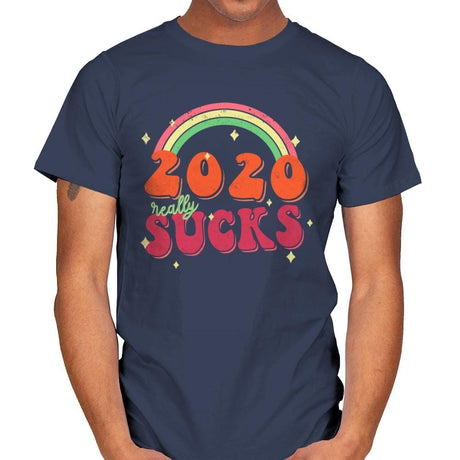 2020 Sucks - Mens T-Shirts RIPT Apparel Small / Navy