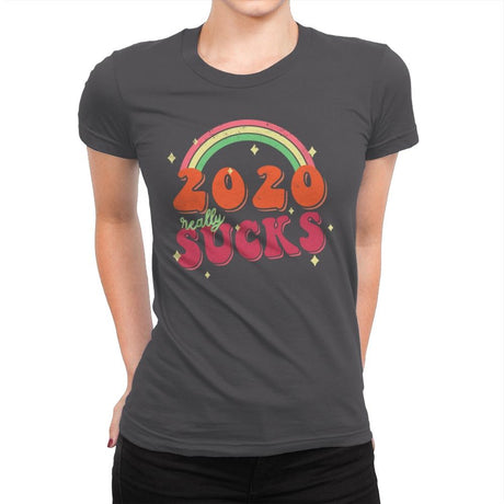 2020 Sucks - Womens Premium T-Shirts RIPT Apparel Small / Heavy Metal