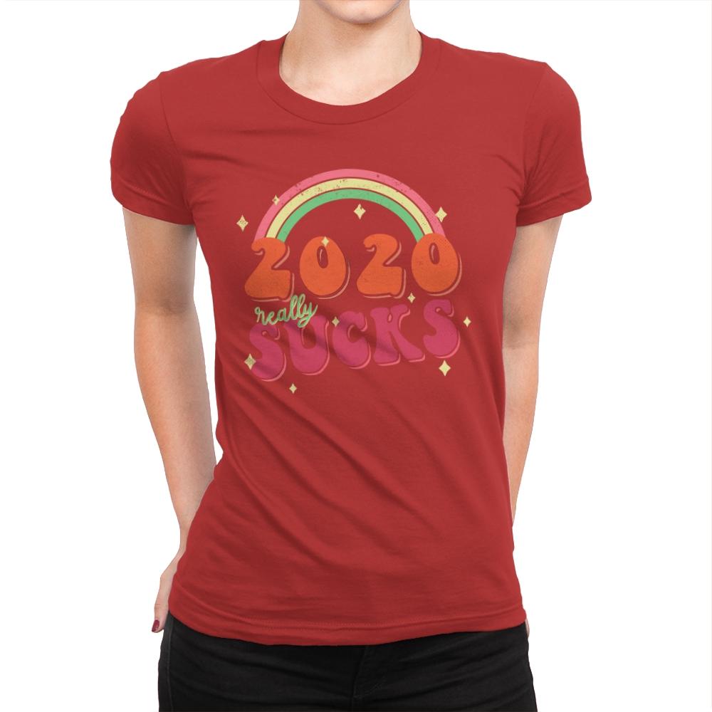 2020 Sucks - Womens Premium T-Shirts RIPT Apparel Small / Red