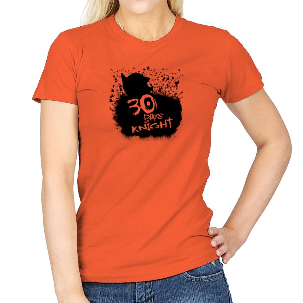 30 Days of Knight Exclusive - Womens T-Shirts RIPT Apparel Small / Orange