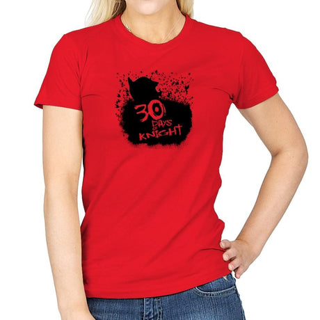 30 Days of Knight Exclusive - Womens T-Shirts RIPT Apparel Small / Red