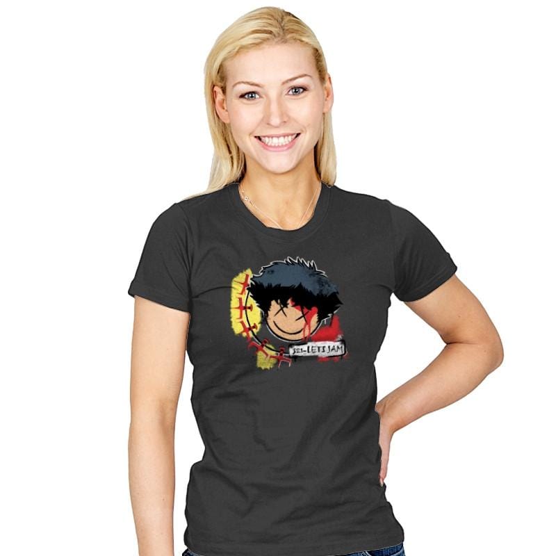 321-Lets Go - Womens T-Shirts RIPT Apparel Small / Charcoal