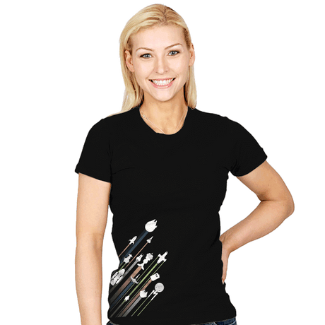 .5 Past lightspeed - Womens T-Shirts RIPT Apparel