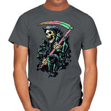 7 Deathly Cats - Mens T-Shirts RIPT Apparel Small / Charcoal