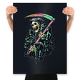 7 Deathly Cats - Prints Posters RIPT Apparel 18x24 / Black