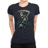 7 Deathly Cats - Womens Premium T-Shirts RIPT Apparel Small / Midnight Navy