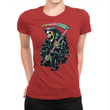 7 Deathly Cats - Womens Premium T-Shirts RIPT Apparel Small / Red