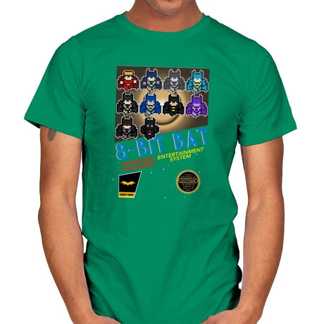 8-Bit Bat - Mens T-Shirts RIPT Apparel Small / Kelly