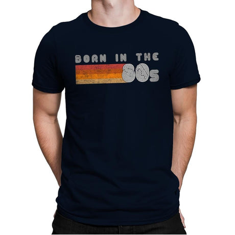 80s Kid - Mens Premium T-Shirts RIPT Apparel Small / Midnight Navy