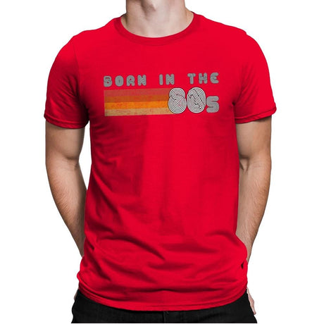 80s Kid - Mens Premium T-Shirts RIPT Apparel Small / Red