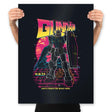 80s Retro RX 78-2 Gundam - Prints Posters RIPT Apparel 18x24 / Black