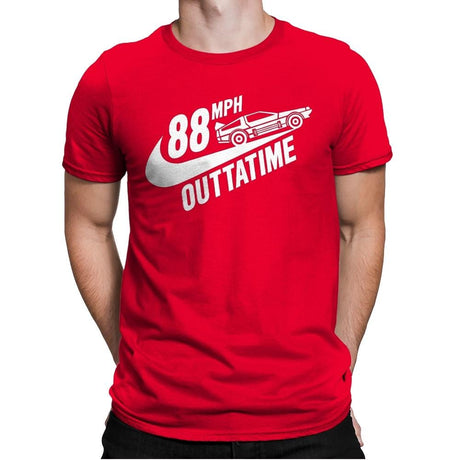 88MPH Outtatime - Mens Premium T-Shirts RIPT Apparel Small / Red