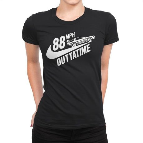 88MPH Outtatime - Womens Premium T-Shirts RIPT Apparel Small / Black